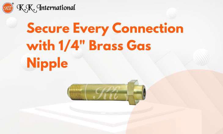 KK International Where Strength Meets Precision: 1/4" Gas Nipple