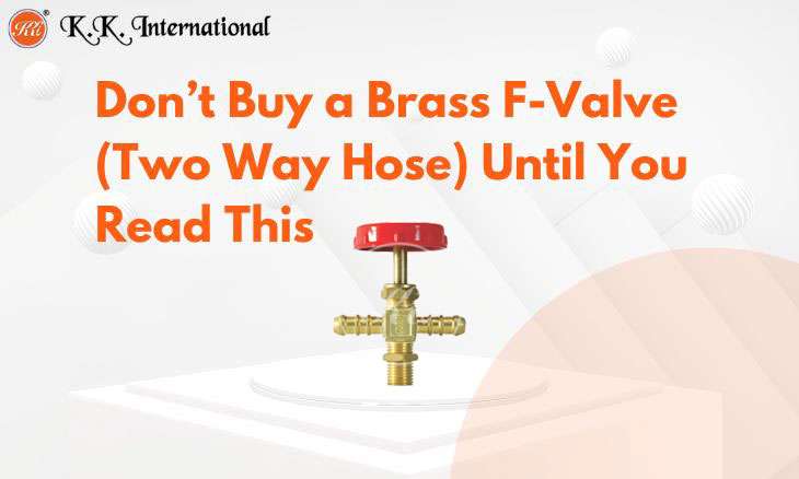 KK International Need to Run Two Gas Tools? The F-Valve (Two Way Hose) Solution