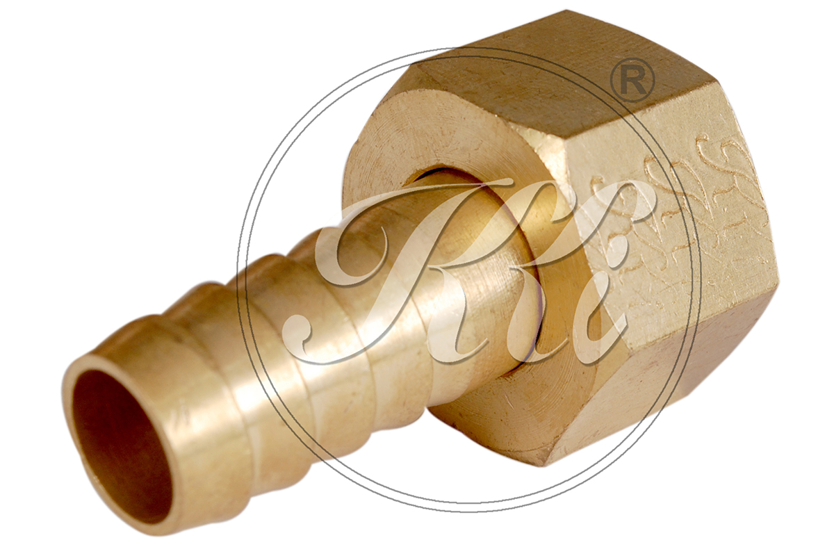 Hose Fittings Manufacturer in Gujarat, Brass Hose Nut and Nipple Set