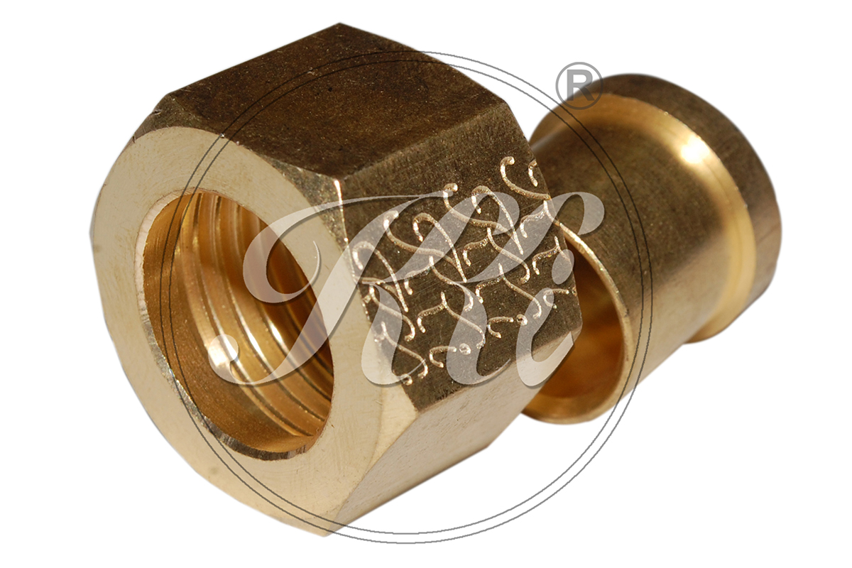 Pipe Fittings Supplier, Brass Flare Pipe Fittings, Solder Nut Nipple Set