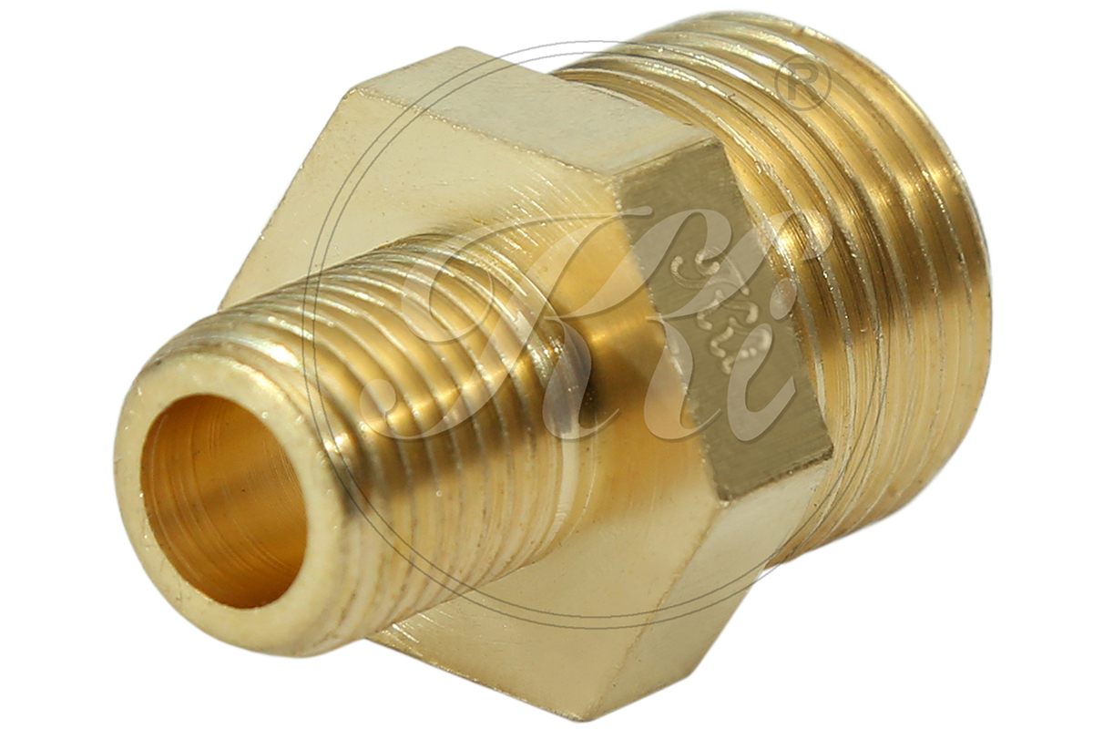 Flare Fittings Supplier, Brass Reducing Pipe Nipple