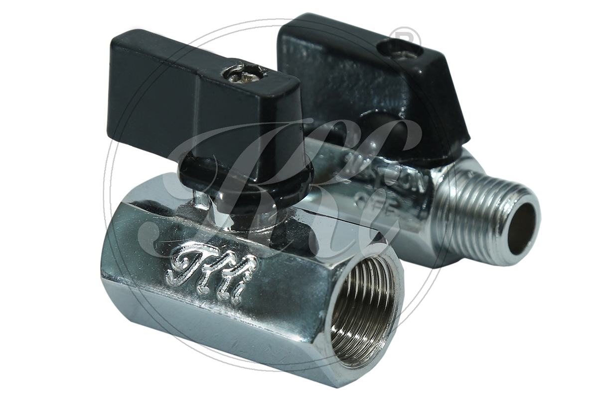 Brass Valves & Cocks Fittings in India, Brass Valves and Cocks Fittings Manufacturers in India, Hex Mini Ball Valve