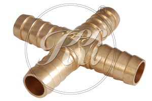 Brass Hose Cross Joint Nipple, Cross T Joint Nipple, Brass Cross Barb Fittings