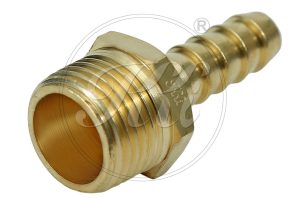 Hose Nipple Male, Brass Barb Nipple Male