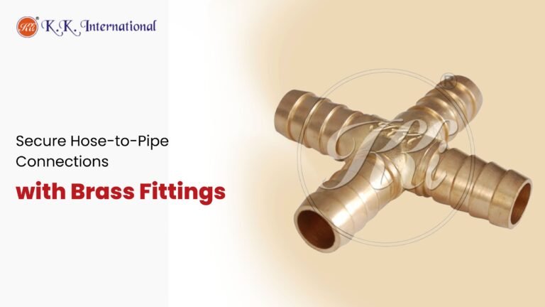 Secure Hose-to-Pipe Connections with Brass Fittings