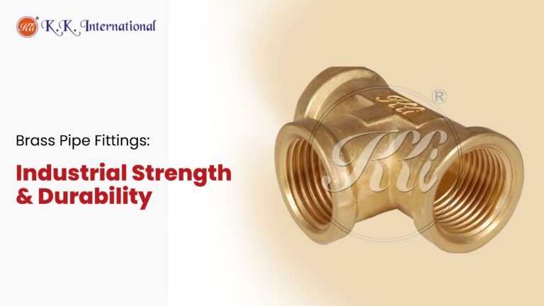 Brass Pipe Fittings: Industrial Strength & Durability