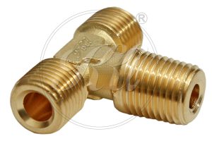 Compression Fitting, Compression Fitting Supplier, Brass Branch Tee Male, Branch Tee Male
