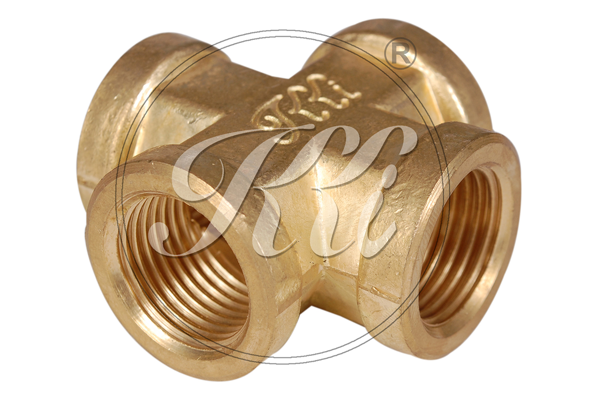 Pipe Fittings Manufacturer, Brass Four Way Female