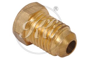 Brass Flare Stop Plug, Flare Seal Plug, Brass Flare Seal Plug